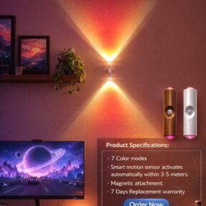 Motion sensing RGB Wall light.