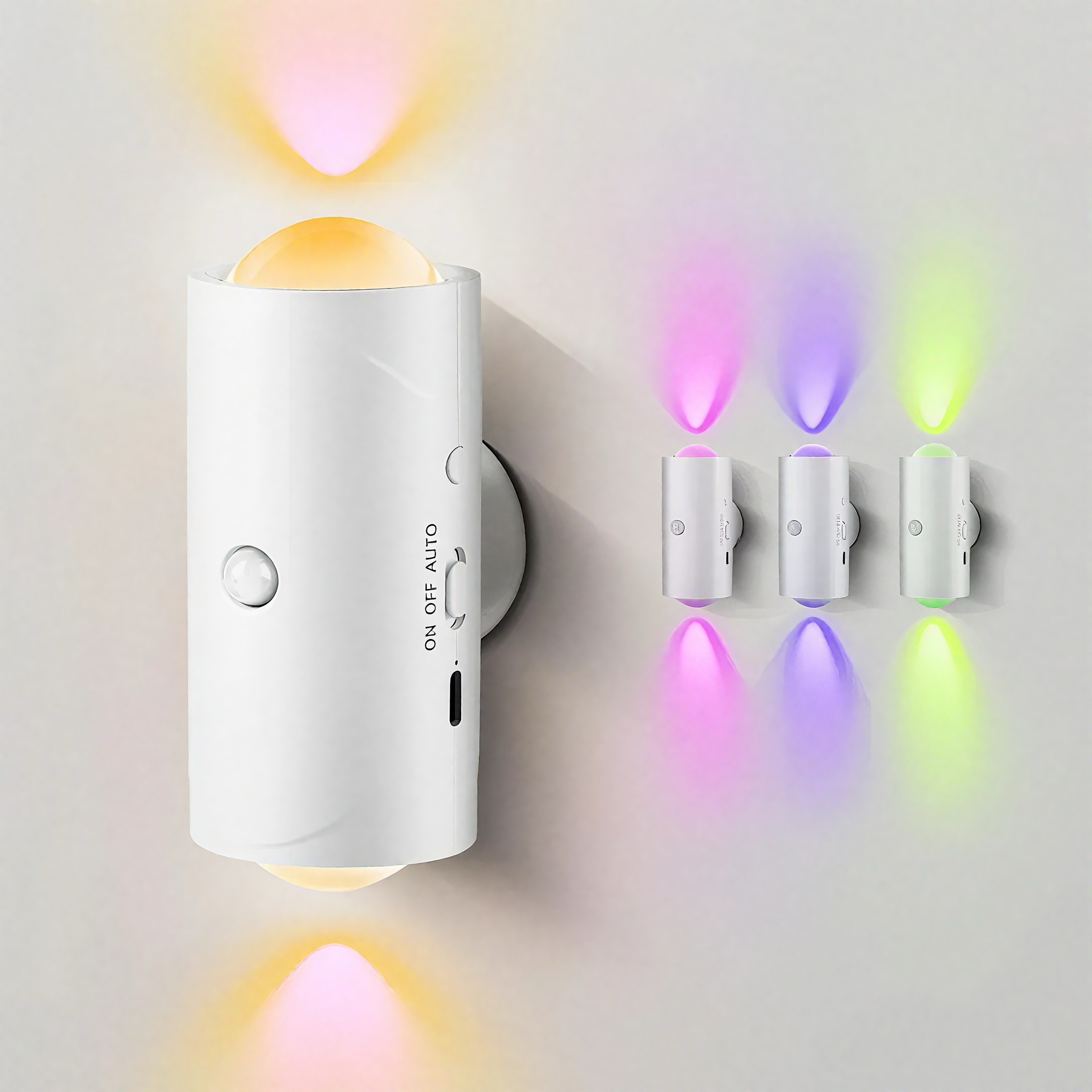 16 Color Motion Sensor RGB Wall Light