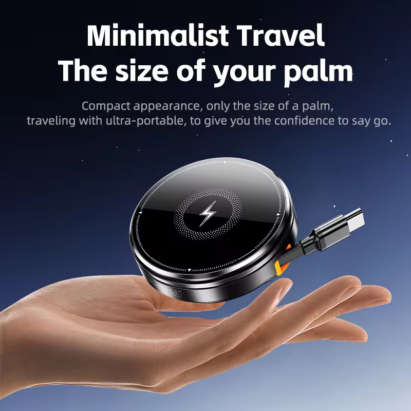 Portable 3-in-1 Magnetic Wireless Charger.